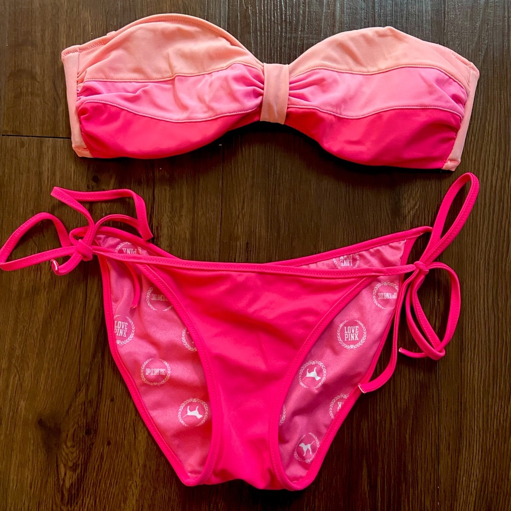 Vintage PINK Victoria’s Secret Bikini Swimsuit
